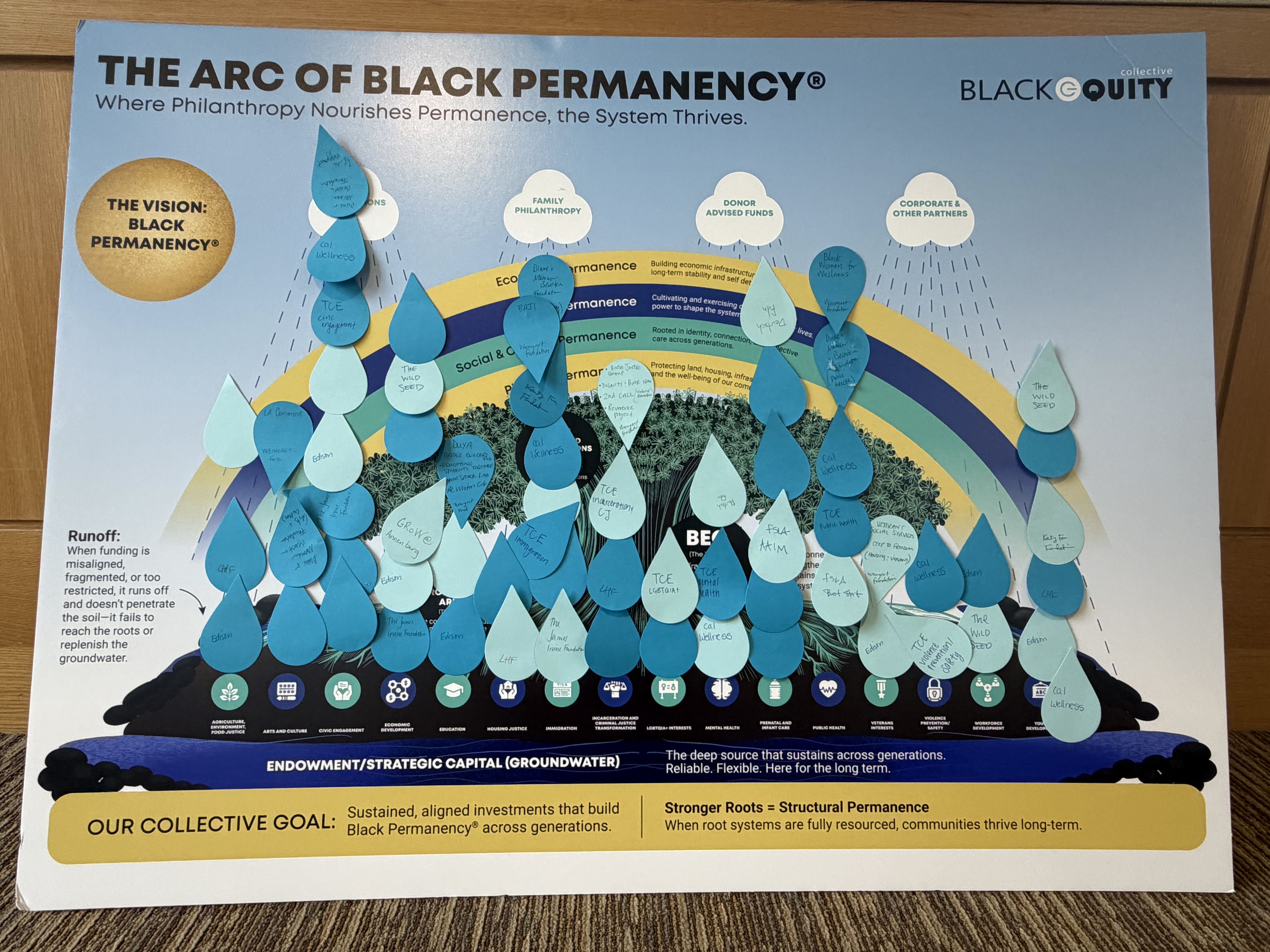 The Arc of Black Permanency infographic display