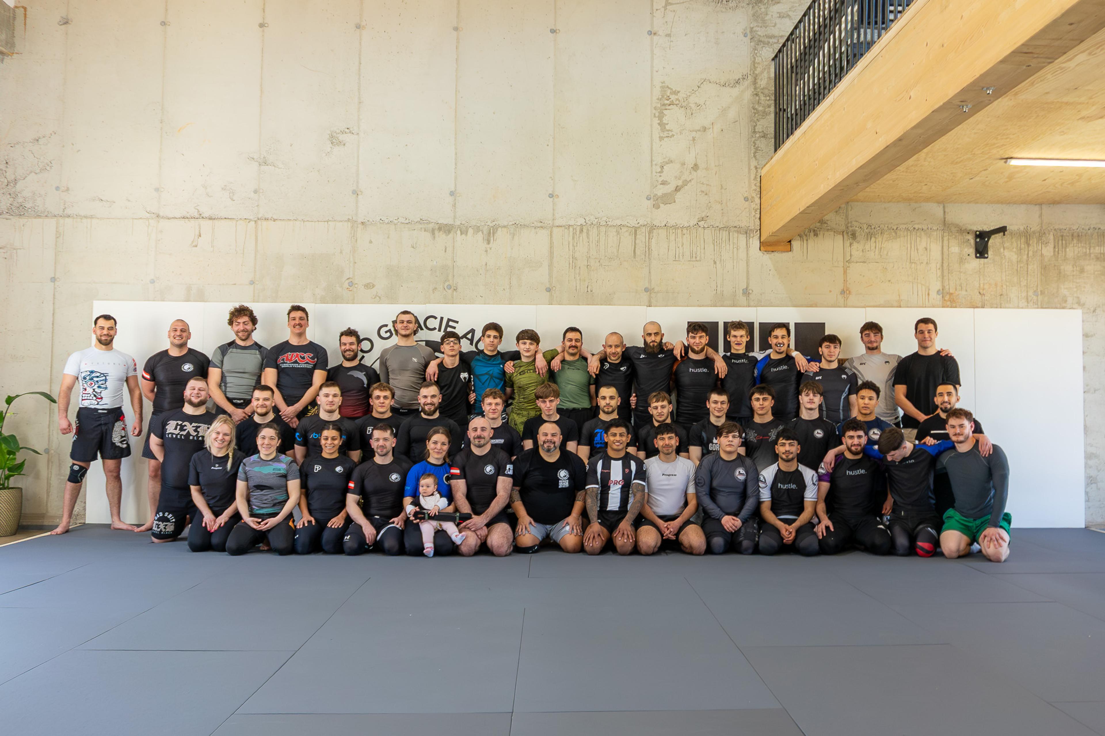 Training bei Renzo Gracie Austria – Brazilian Jiu-Jitsu (BJJ) in Graz, Österreich.