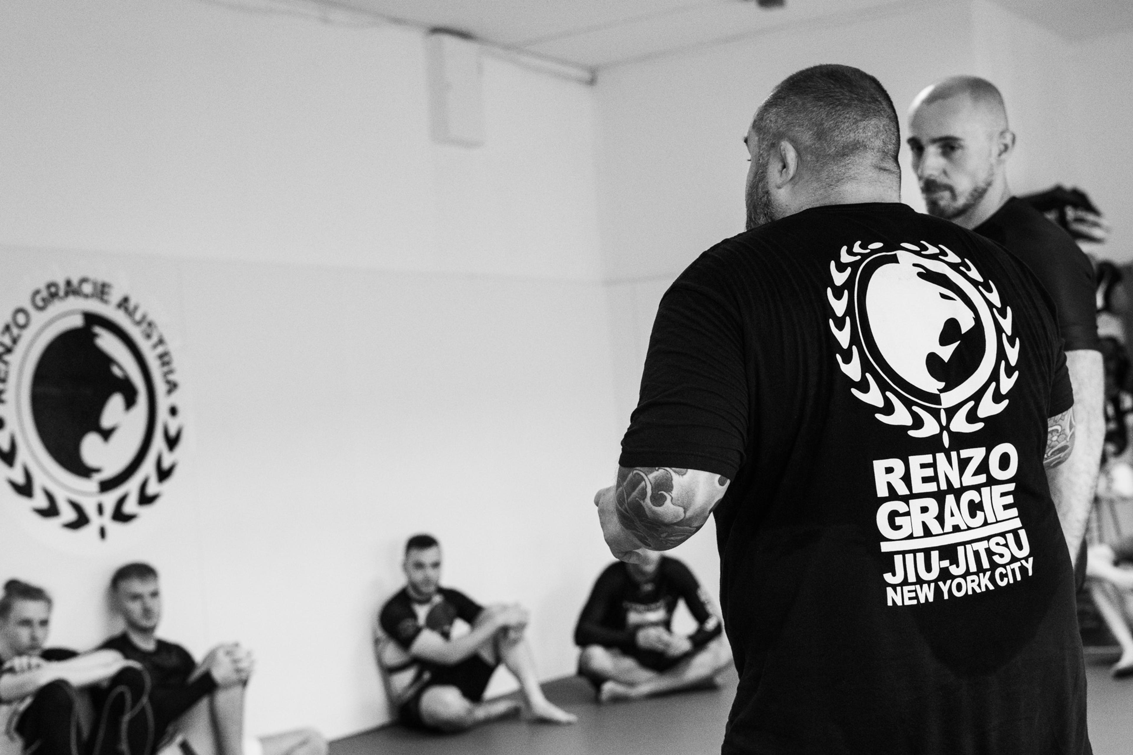Training bei Renzo Gracie Austria – Brazilian Jiu-Jitsu (BJJ) in Graz, Österreich.