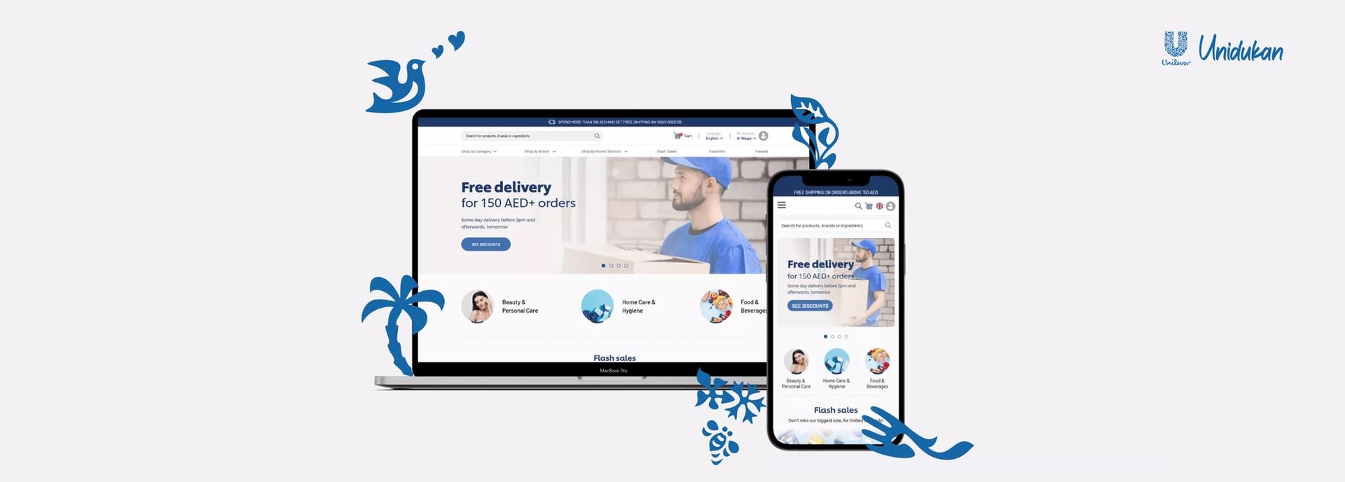 Unidukan website showcase