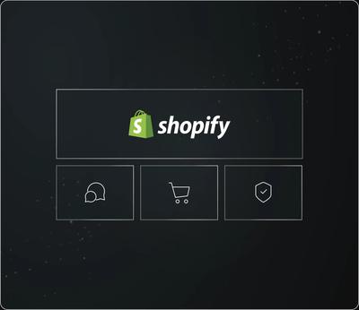 Shopify logo and icons