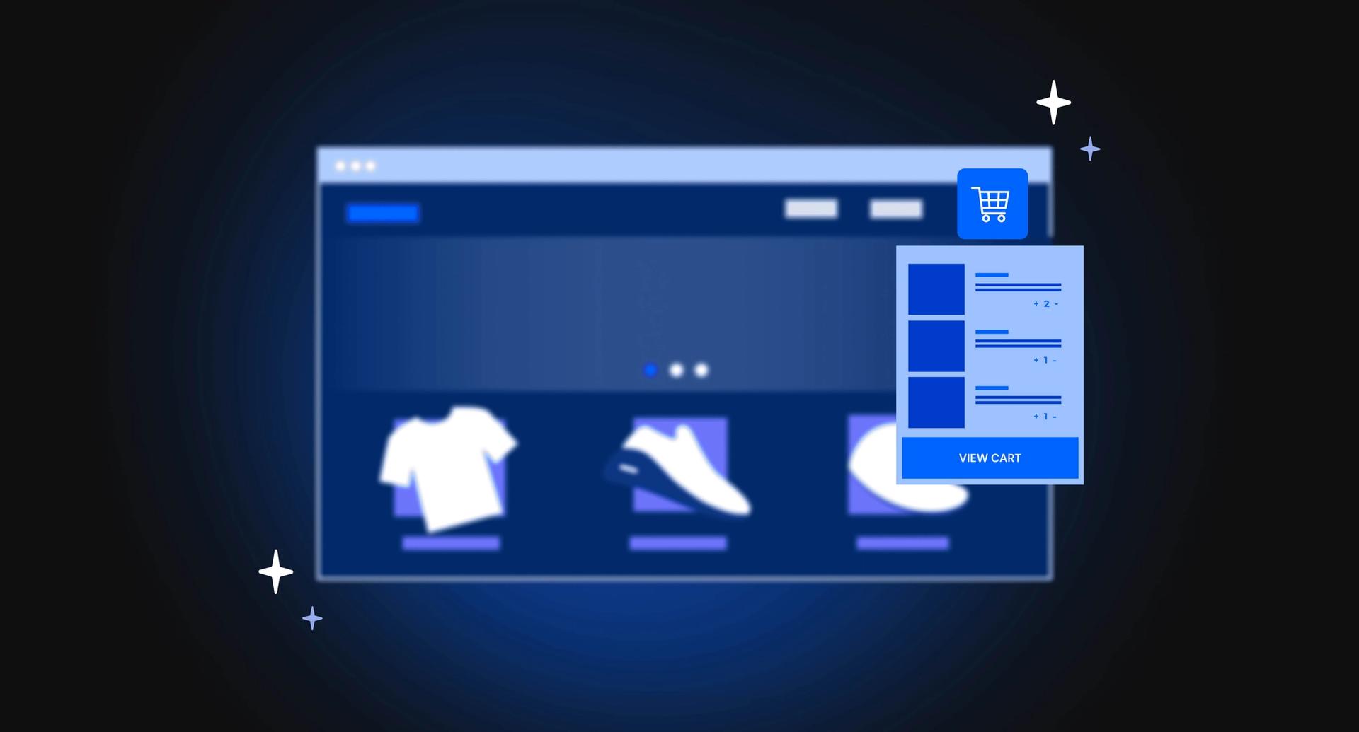 Cart pop-up example