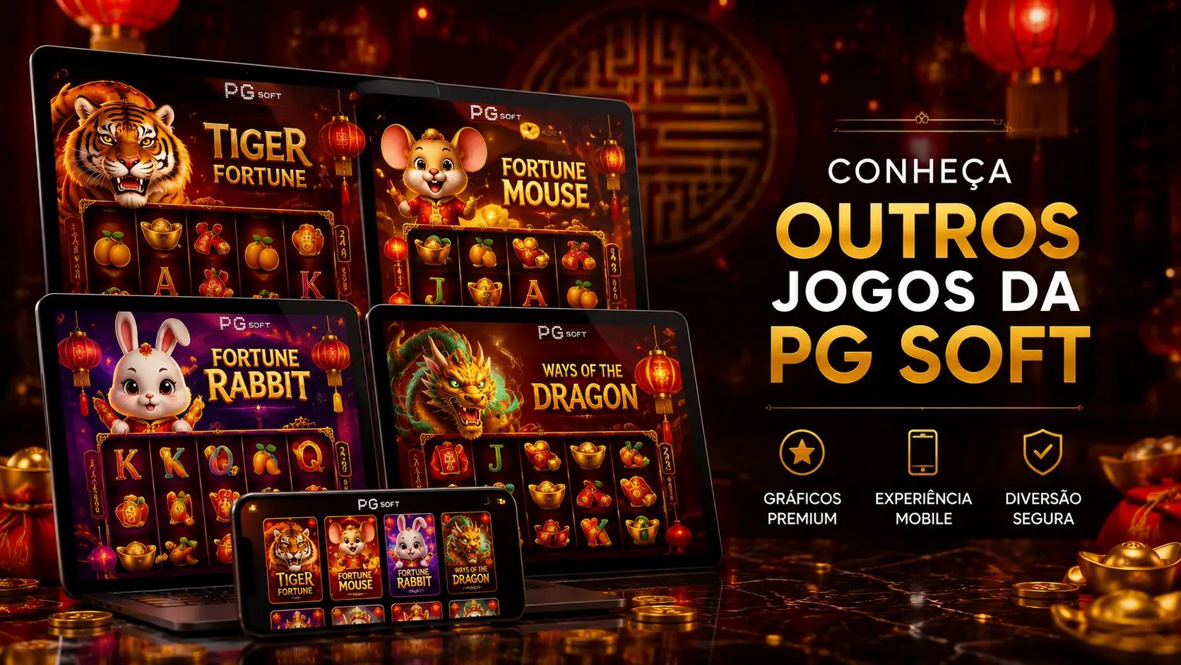 Banner sobre jogos da PG Soft