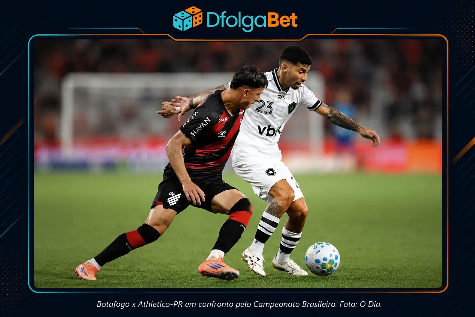 Botafogo x Athletico-PR pelo Brasileirão.