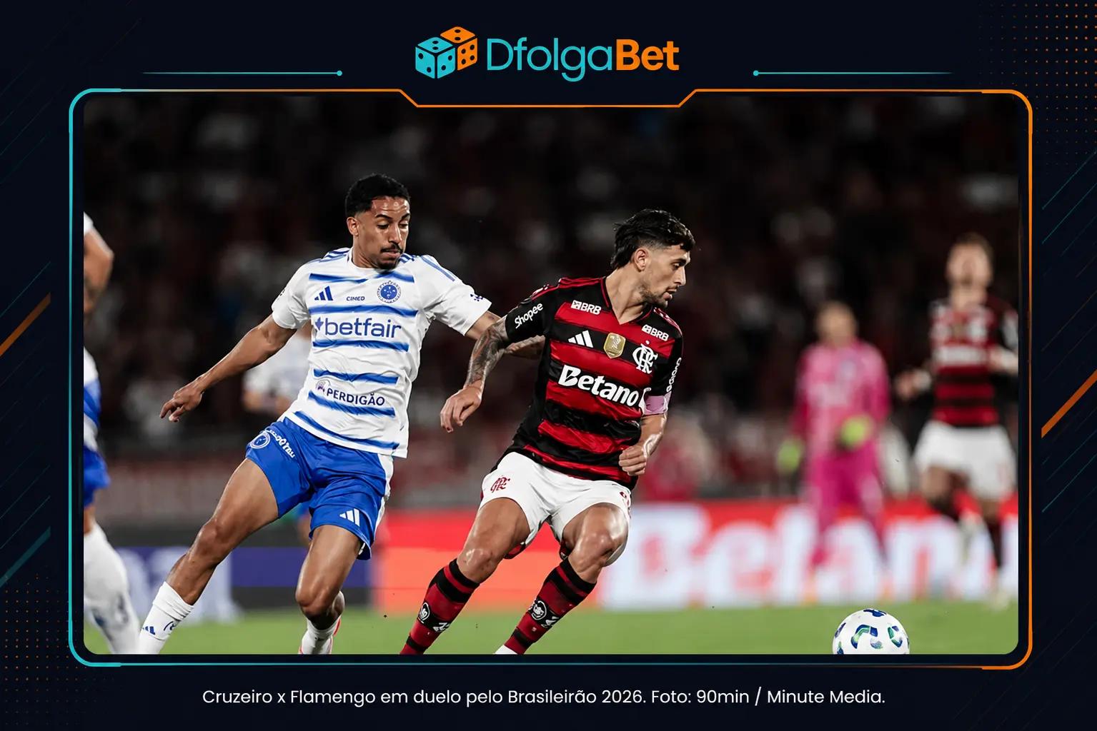 Cruzeiro x Flamengo pelo Brasileirão 2026.