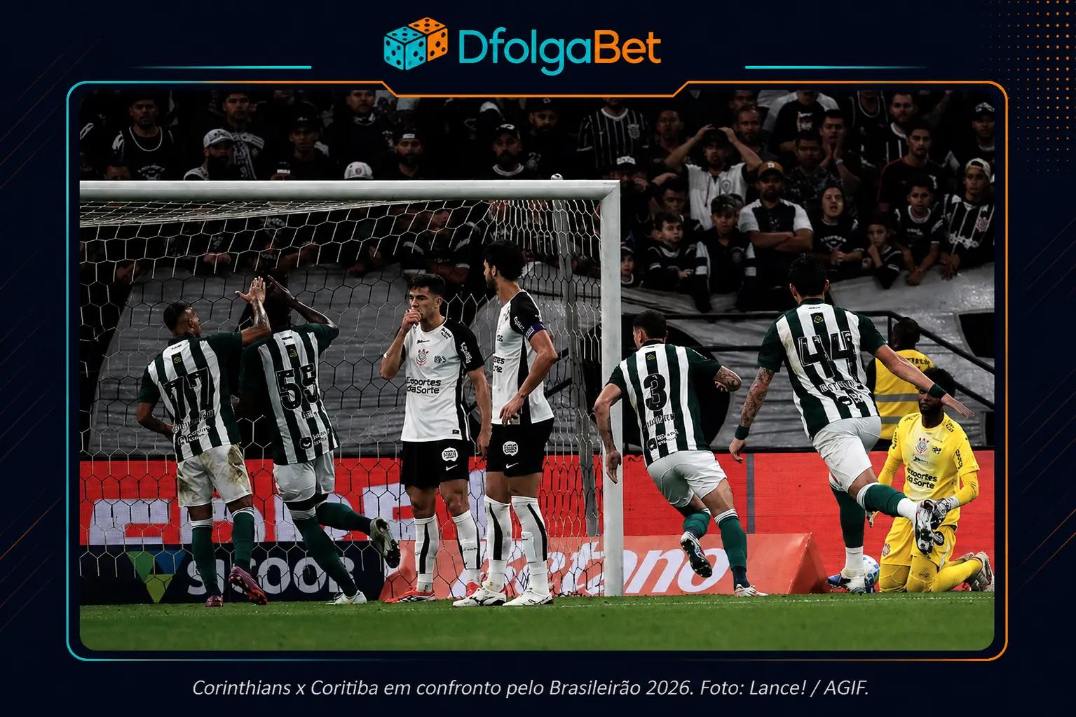 Corinthians x Coritiba pelo Brasileirão 2026.