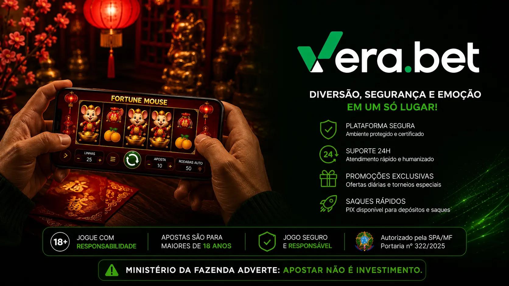 Banner promocional da VeraBet