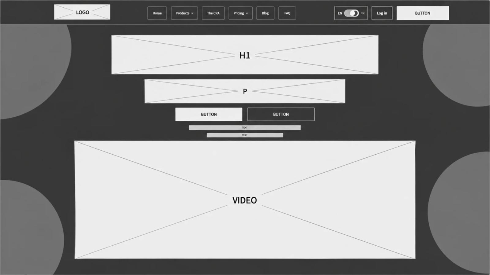 Le wireframe