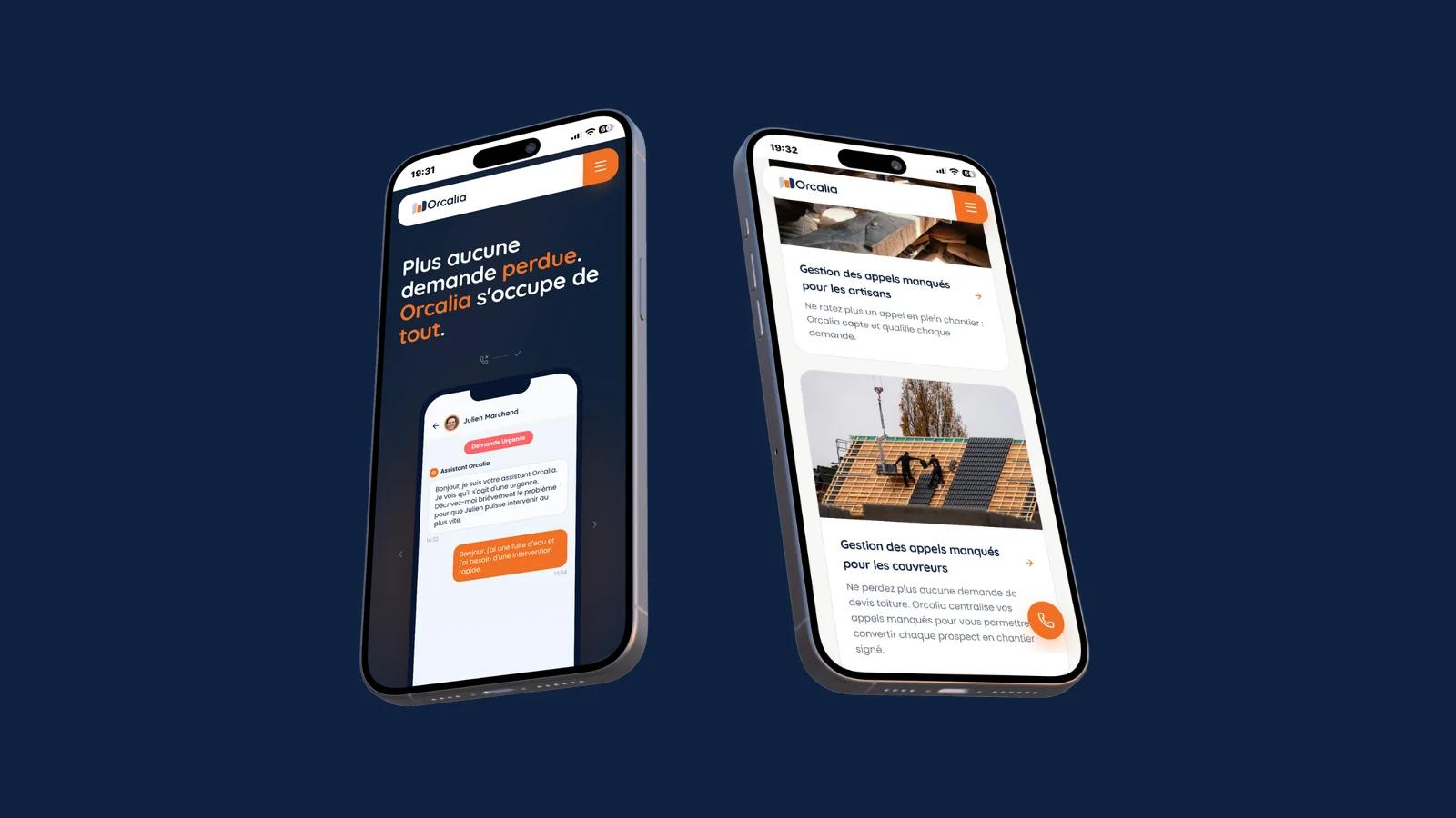Le parcours sur mobile
