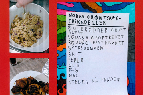 Opskrift på Noras grøntsagsfrikadeller fra Dans kogebog