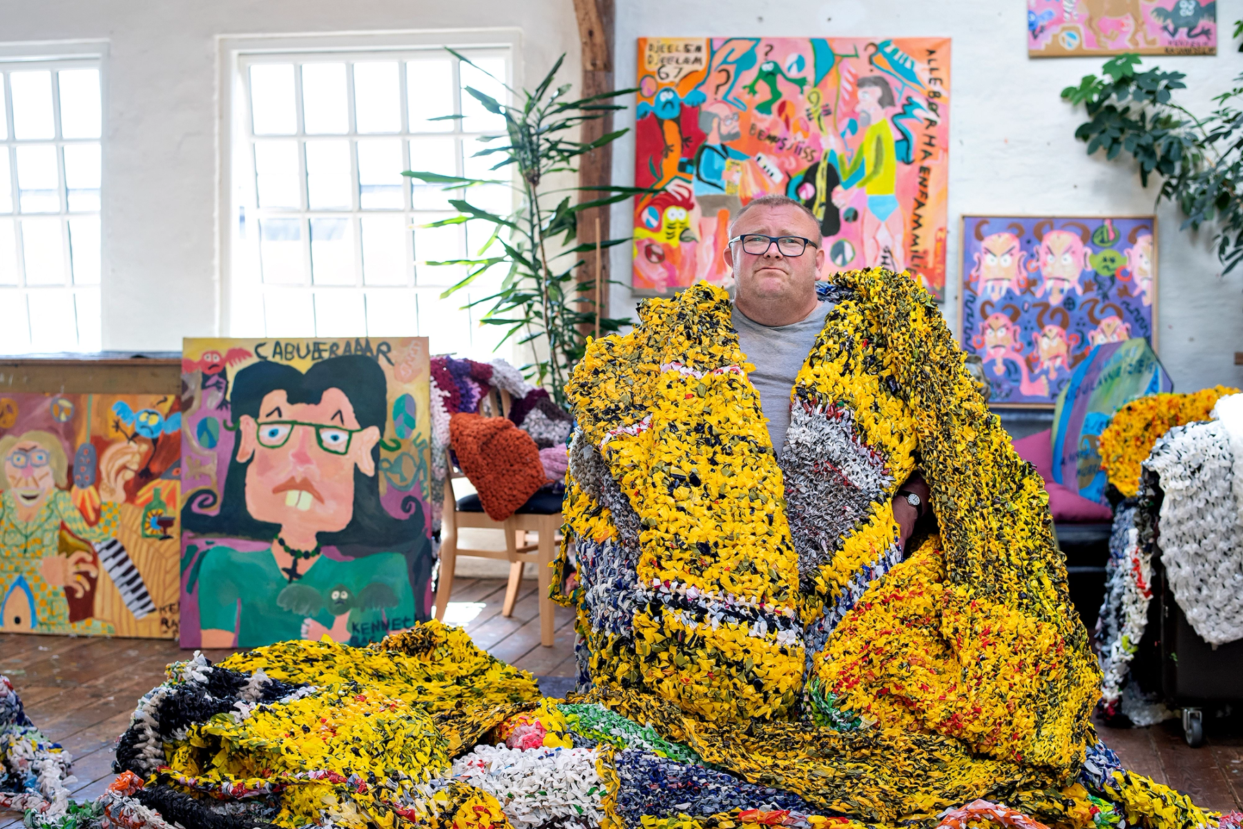 Kenneth Rasmussen med sit strik