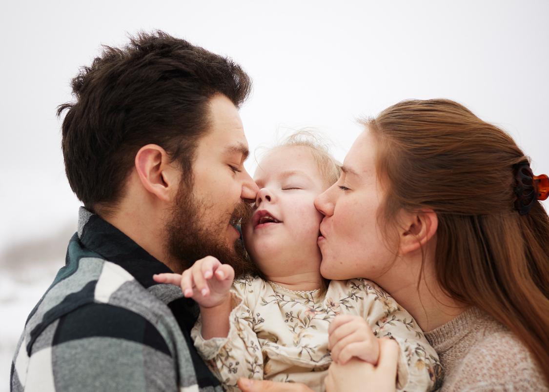 Familie krammer