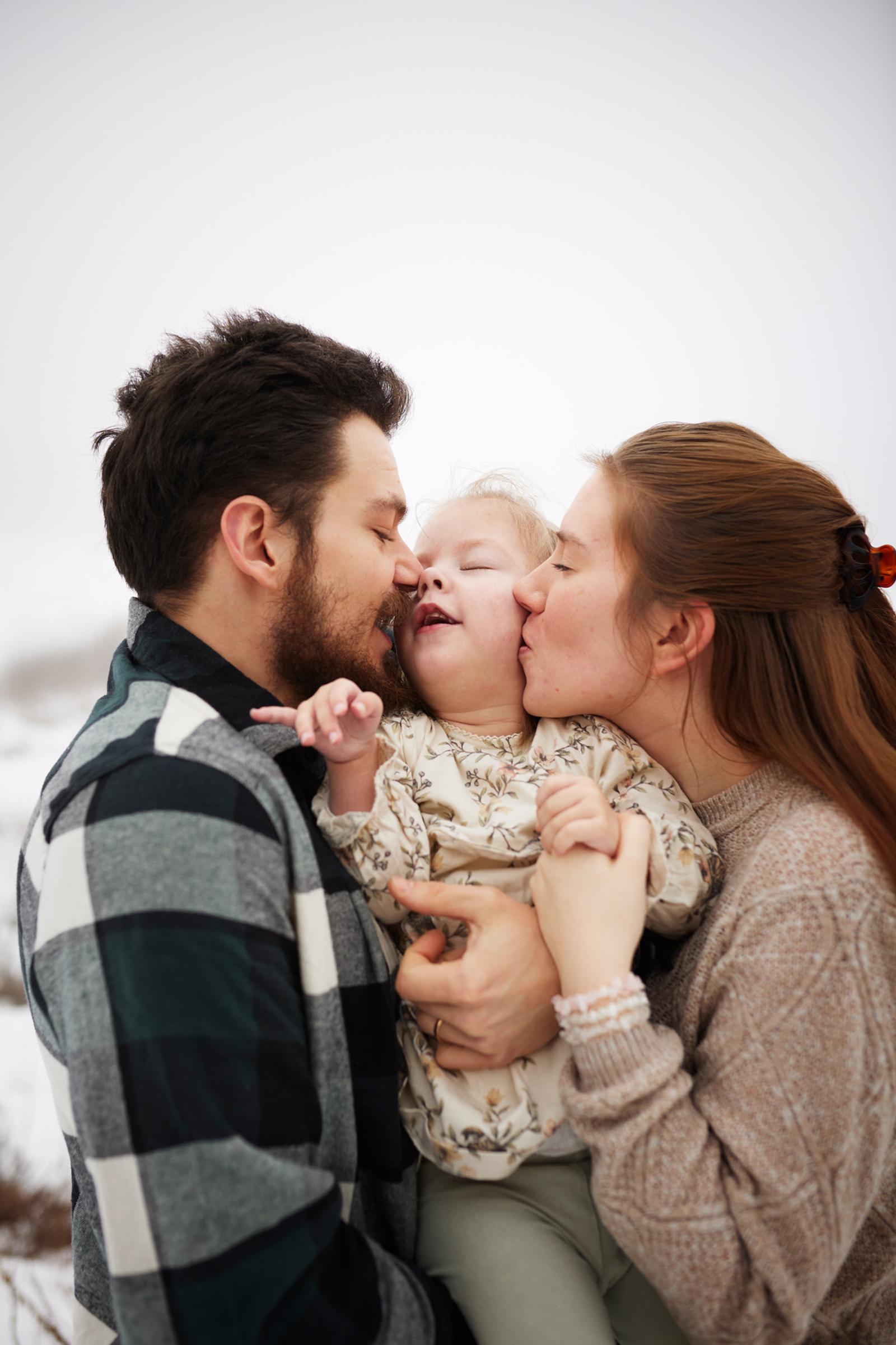 Familie krammer
