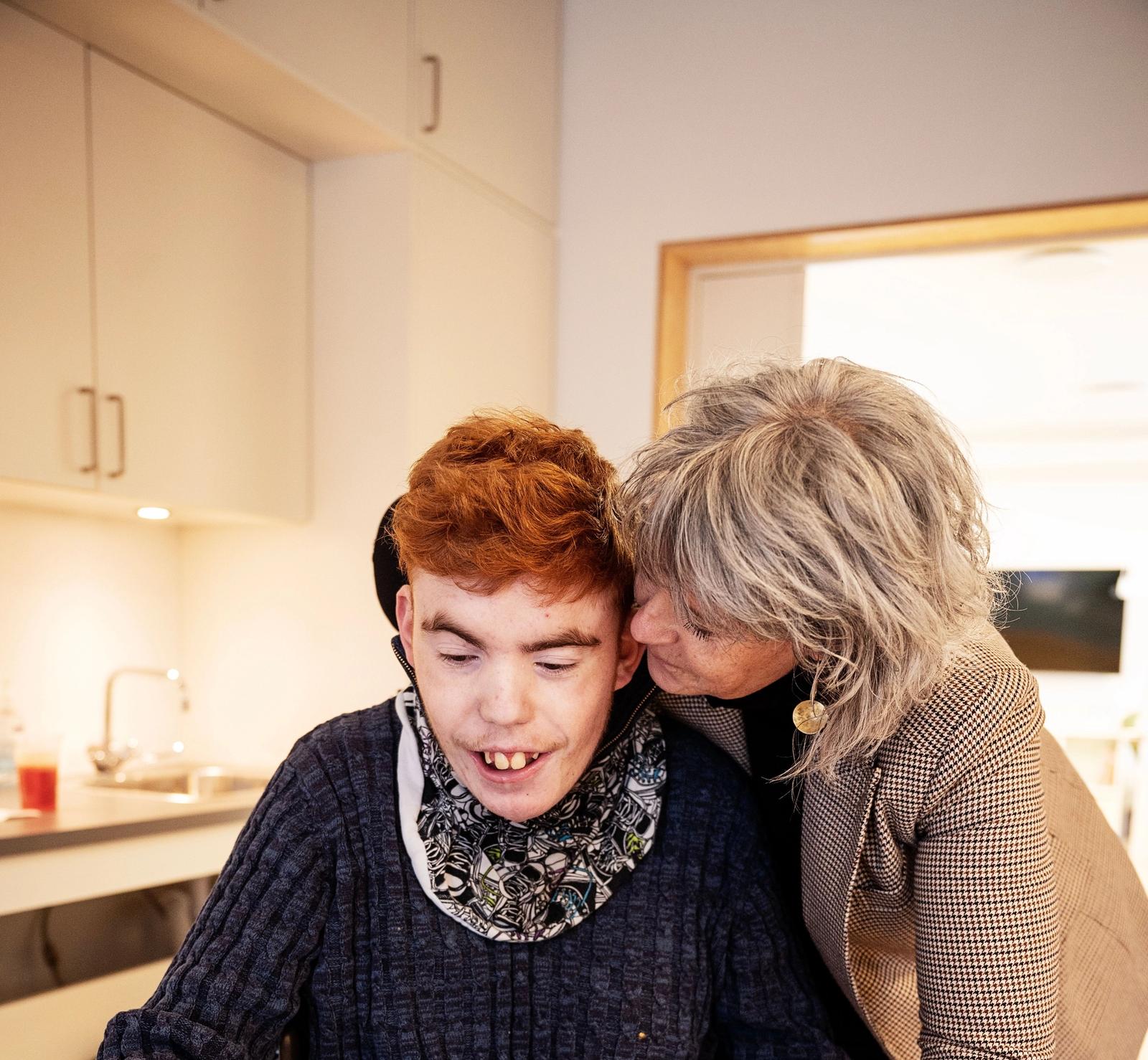 Miilas og hans mor Ann-Louise