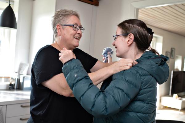 Cecilie og hendes mor