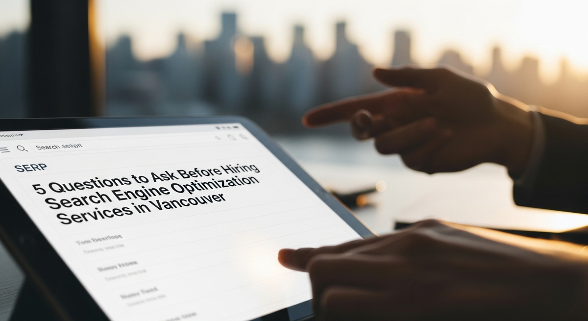5 Questions to Ask Before Hiring Search Engine Optimization Services in Vancouver