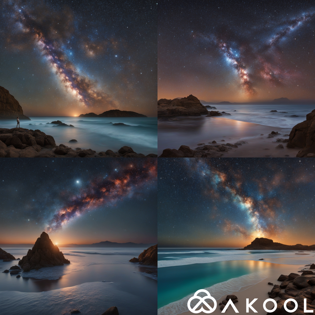 akool generated sky images