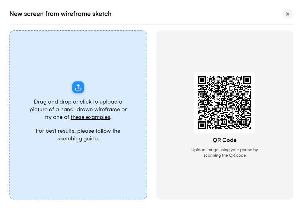 uizard wireframe scanner