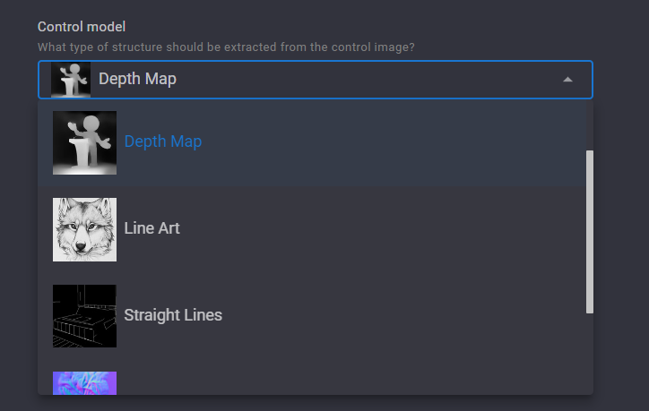 dezgo depth map setting