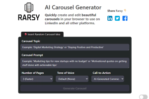 Carousel Generator