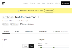 Text to Pokemon