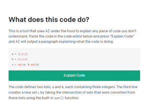 What does this code do?