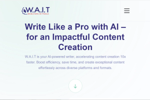 W.A.I.T (Webuters AI Tools)
