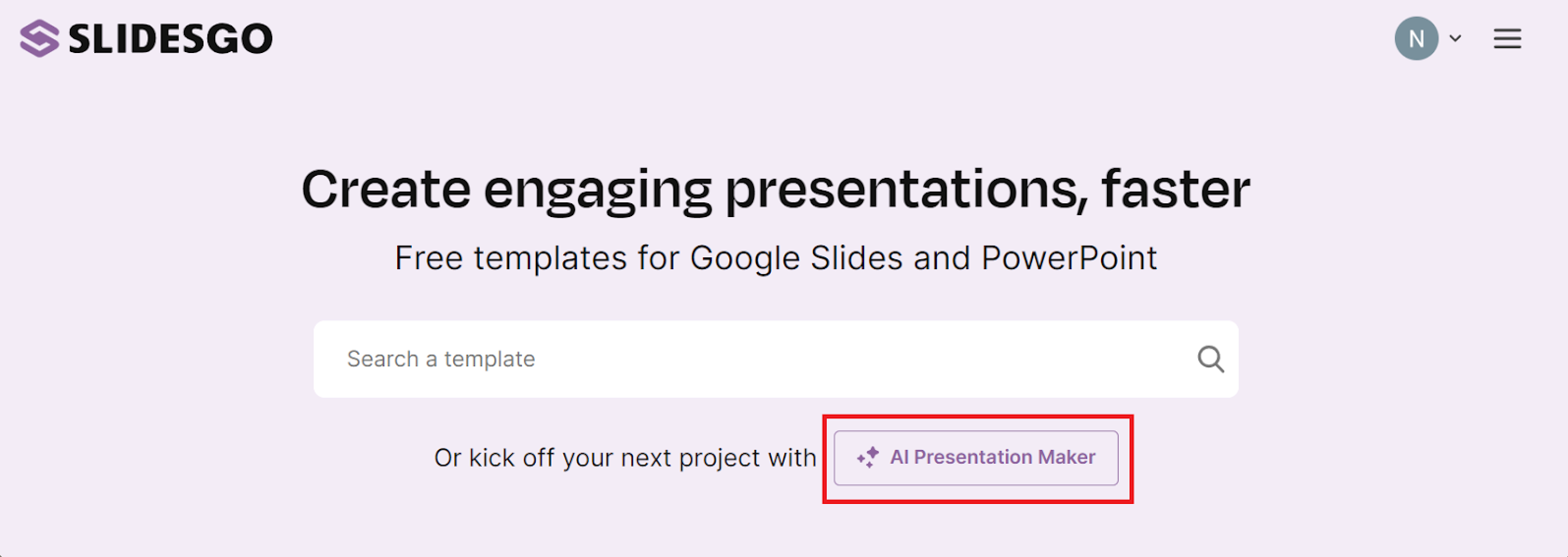 slidesgo ai presentation generator