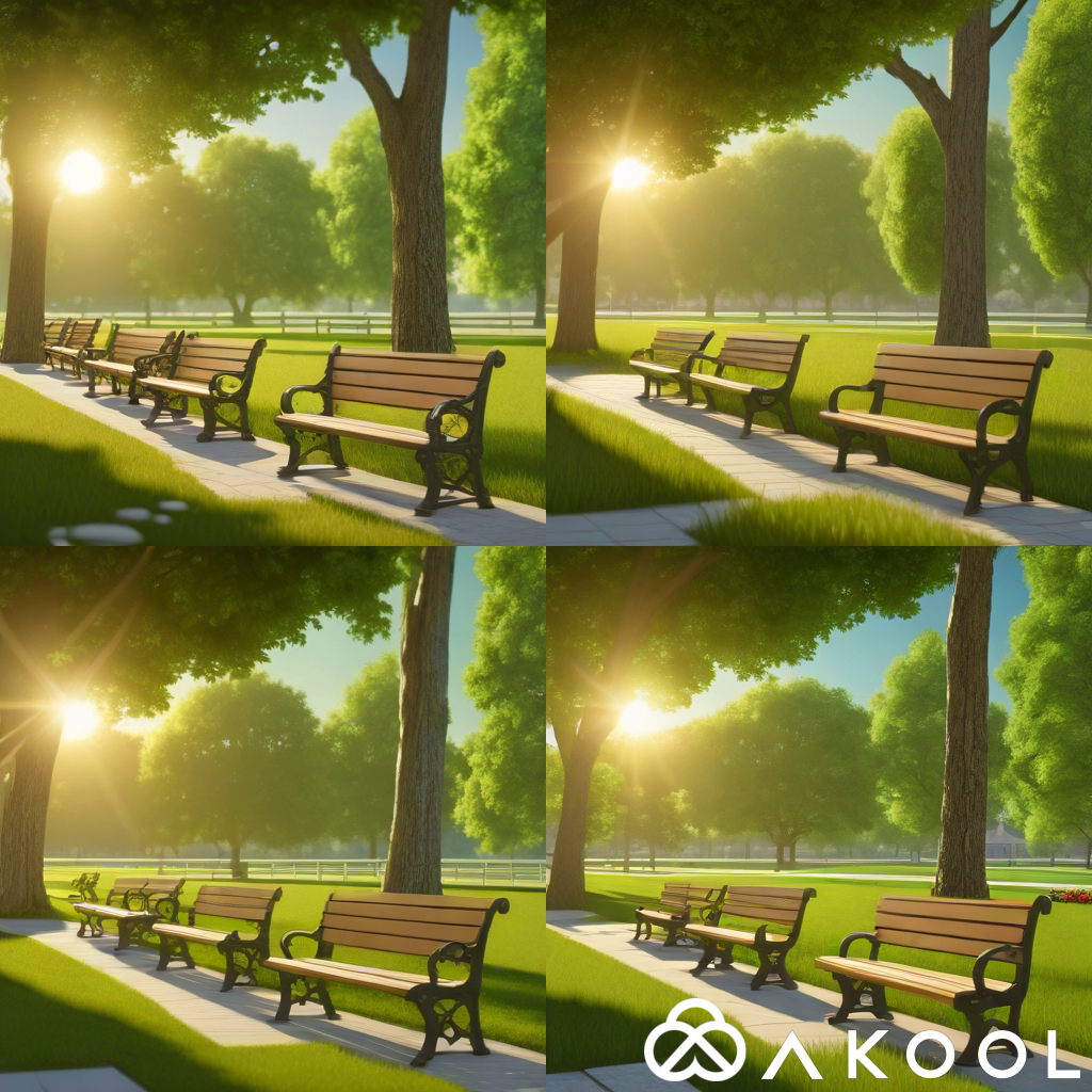 akool generated park image variations