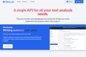 Tinq.ai &#8211; NLP API