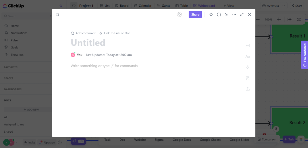 clickup vs notion wiki and docs compared