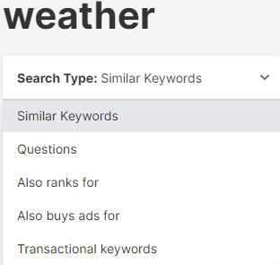 spyfu review similar keywords