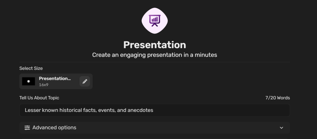 simplified ai presentation maker