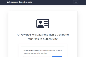 Japanese Name Generator