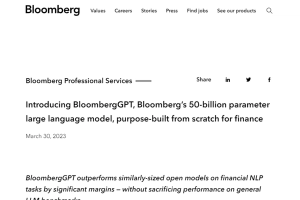 BloombergGPT