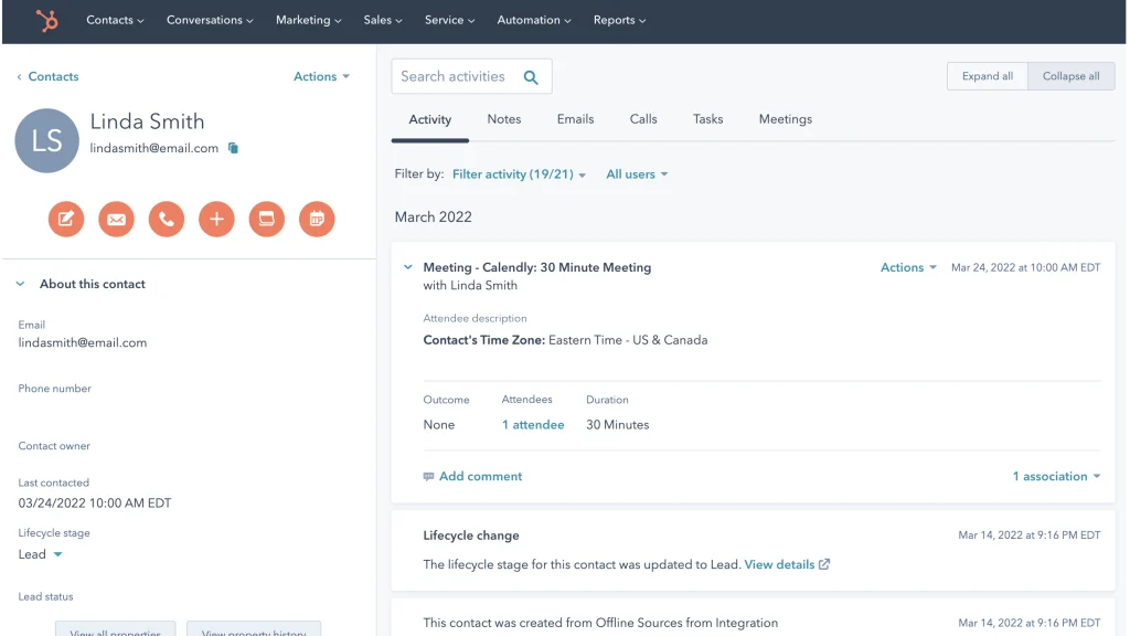 calendly integration with hubspot
