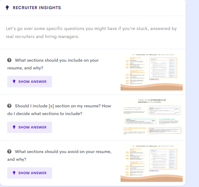 resume worded recruiter insights