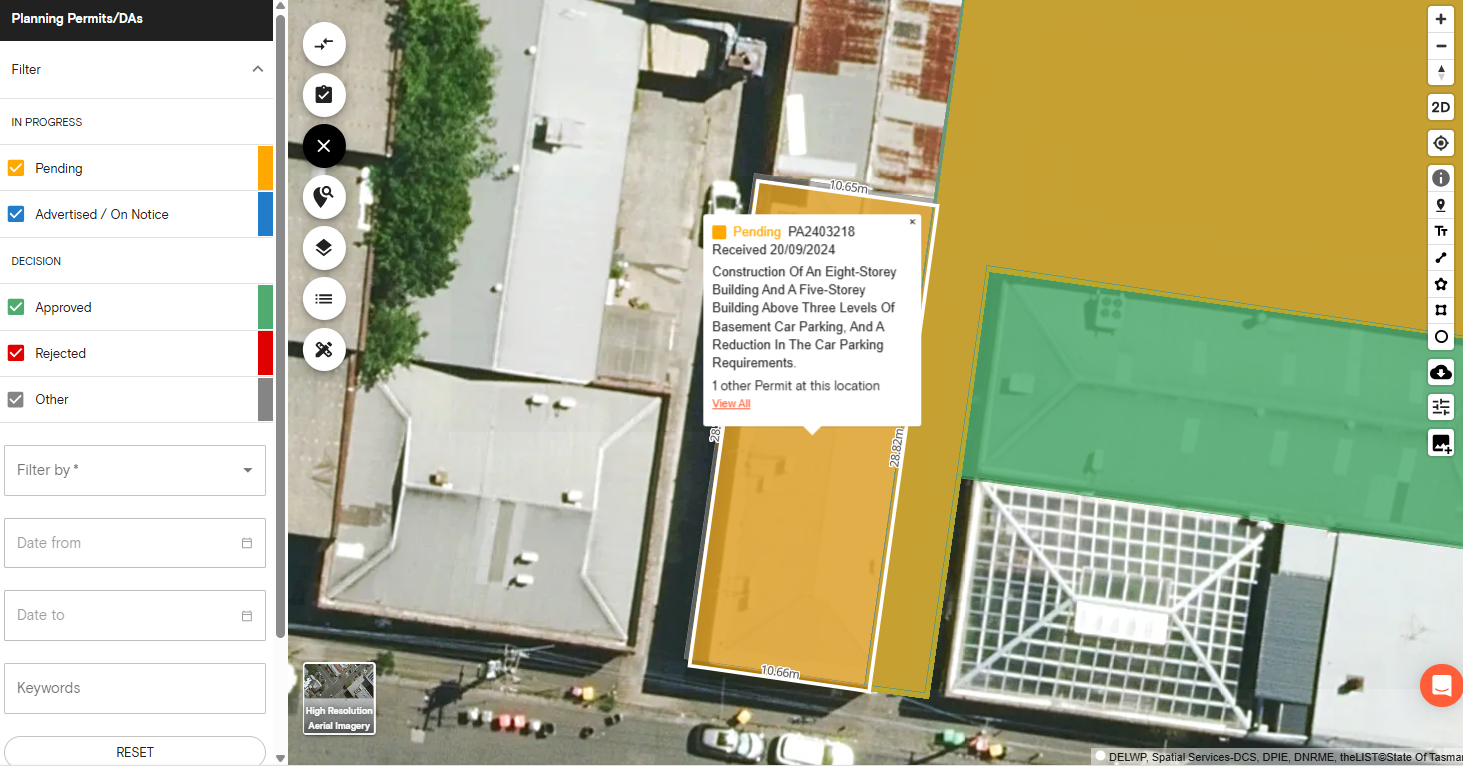 Planning Permit Search & Development Applications | Landchecker