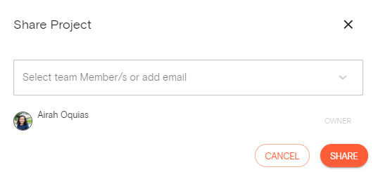 How to share a project | Landchecker