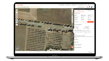 Aerial imagery available in Landchecker