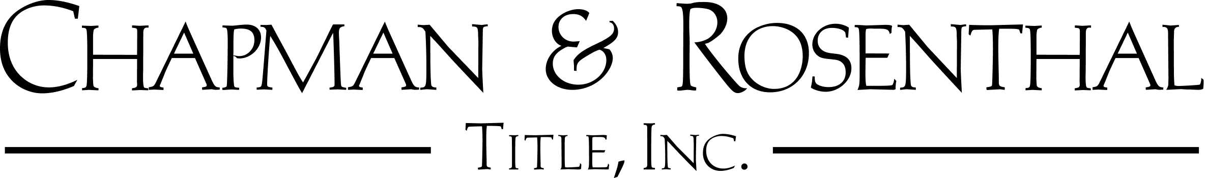 Chapman & Rosenthal Title, INC
