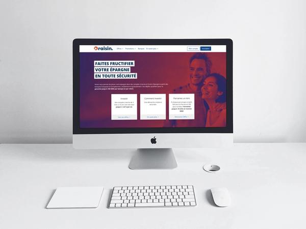 Mockup comparateur compte à terme Raisin