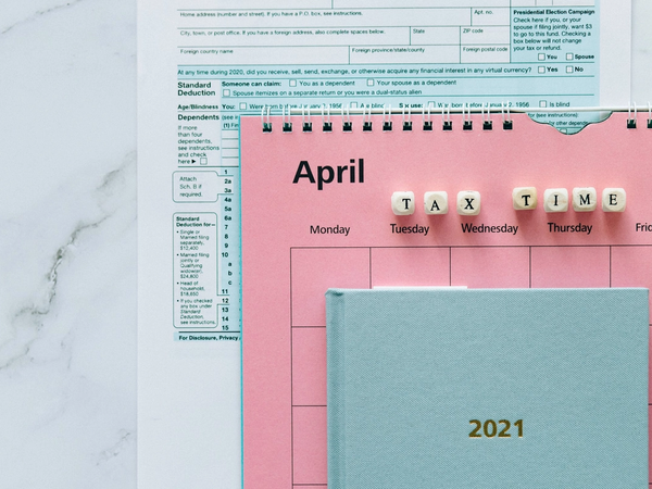 Un calendrier des impôts à payer