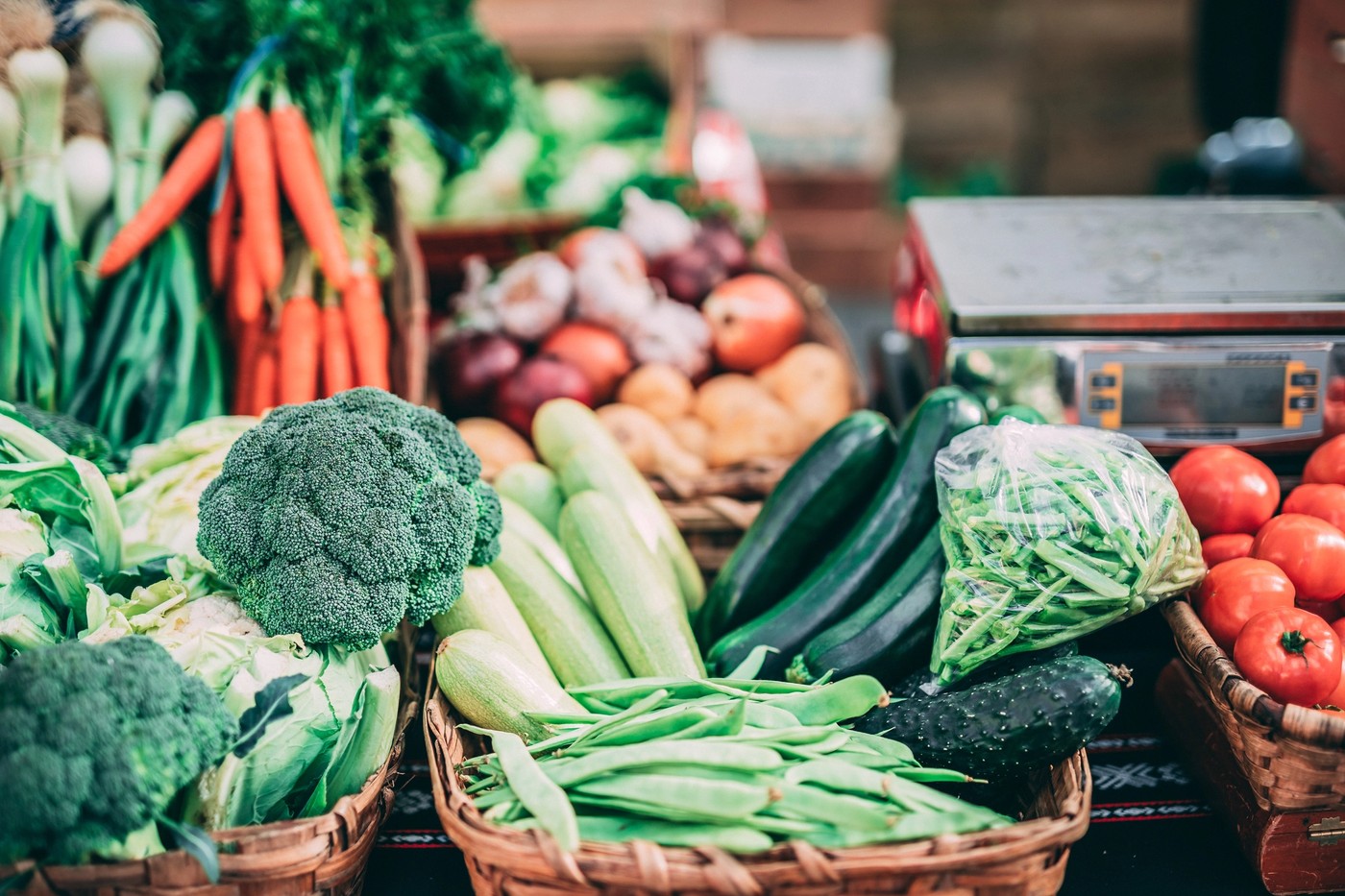 Des legumes frais du jardin