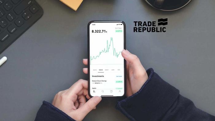 Mockup Trade Republic avis application smartphone