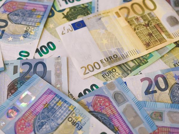 Des billets symbole du fonds euro