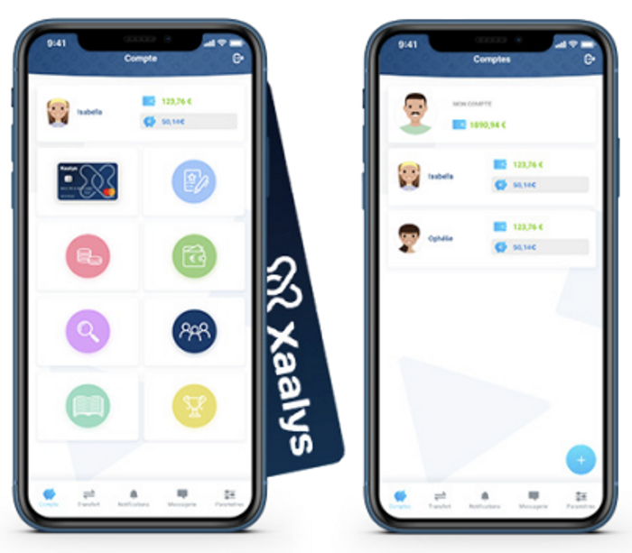 Mockup application mobile Xaalys