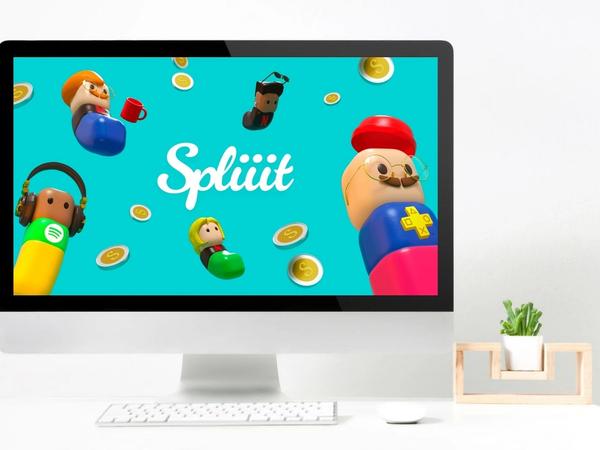 Mockup design plateforme Spliiit