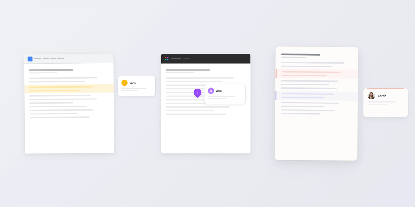 Comparison of Sidenote, Google Docs, and Figma for reviewing AI-generated HTML content