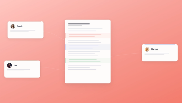 Sidenote interface showing inline annotations on an AI-generated document